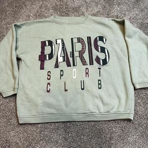 Vintage‎ Paris Sport Club Cropped sweatshirt